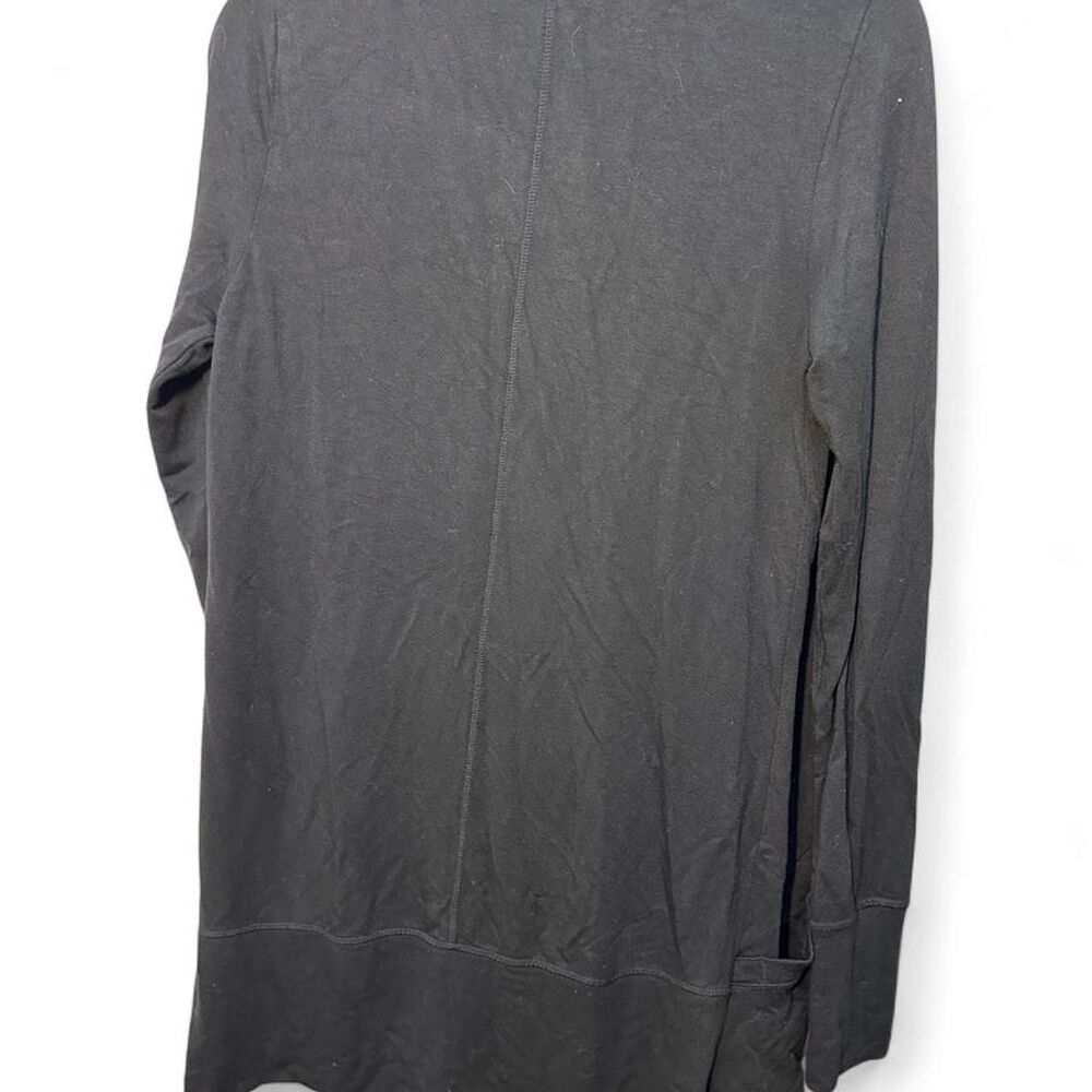 Athleta Black Pranayama Open Front Yoga Wrap Sweater NWOT Size XS - Picture 2 of 4